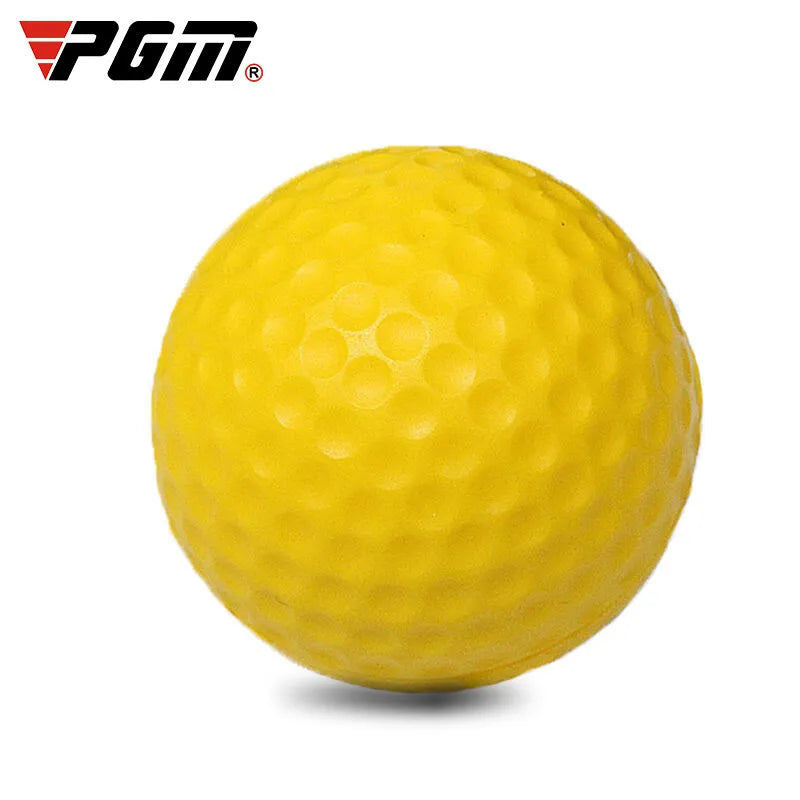 10Pcs Yellow PU Golf Balls