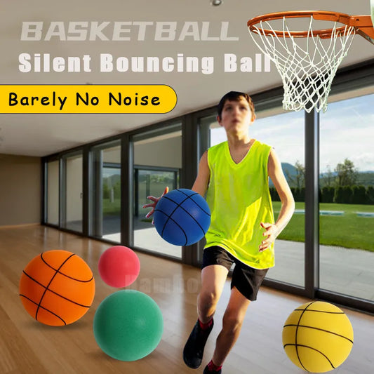 Silent basketball Size 7 Squeezable Mute Bouncing Basketball Indoor