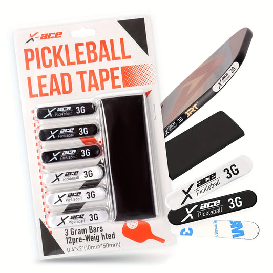 Weighted Pickleball Lead Tape with Adhesive Strips