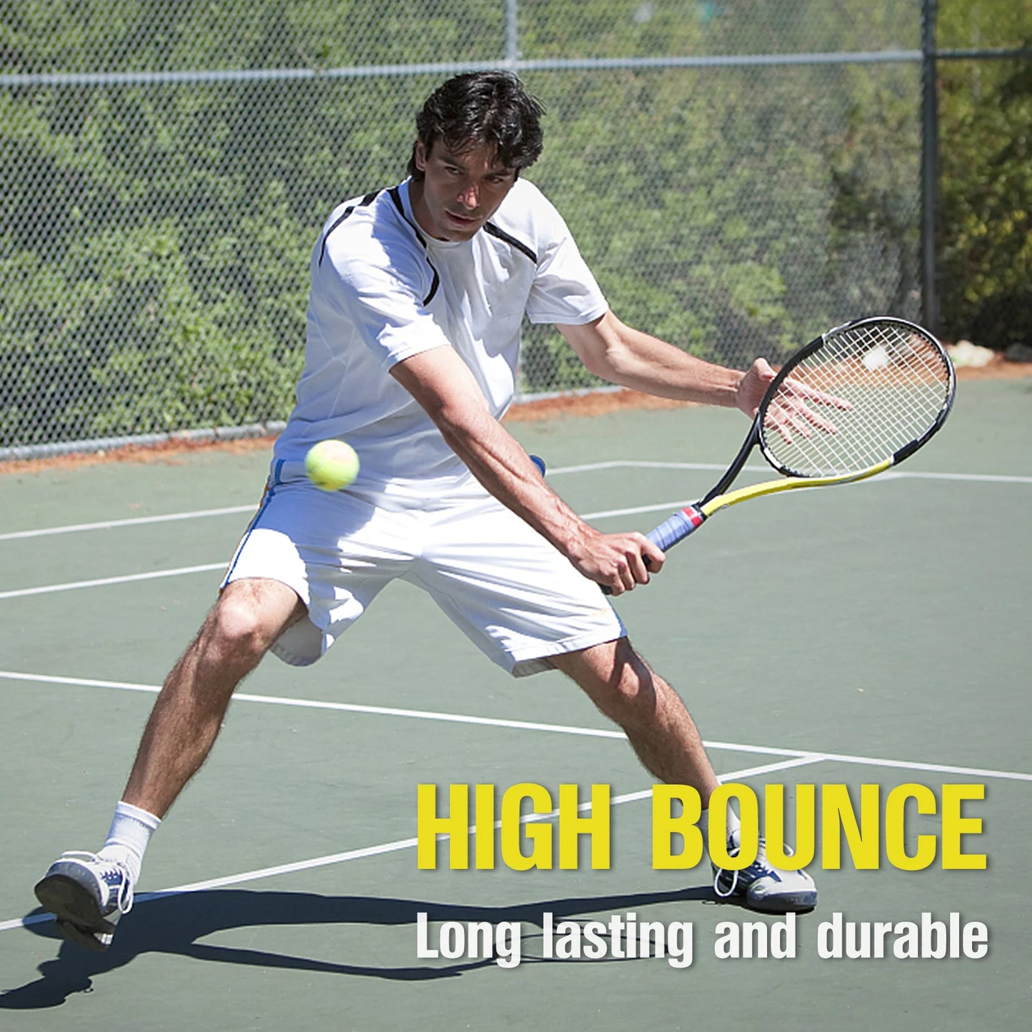 12 Pcs   High Bounce Practice Outdoor Training   Tennis Balls